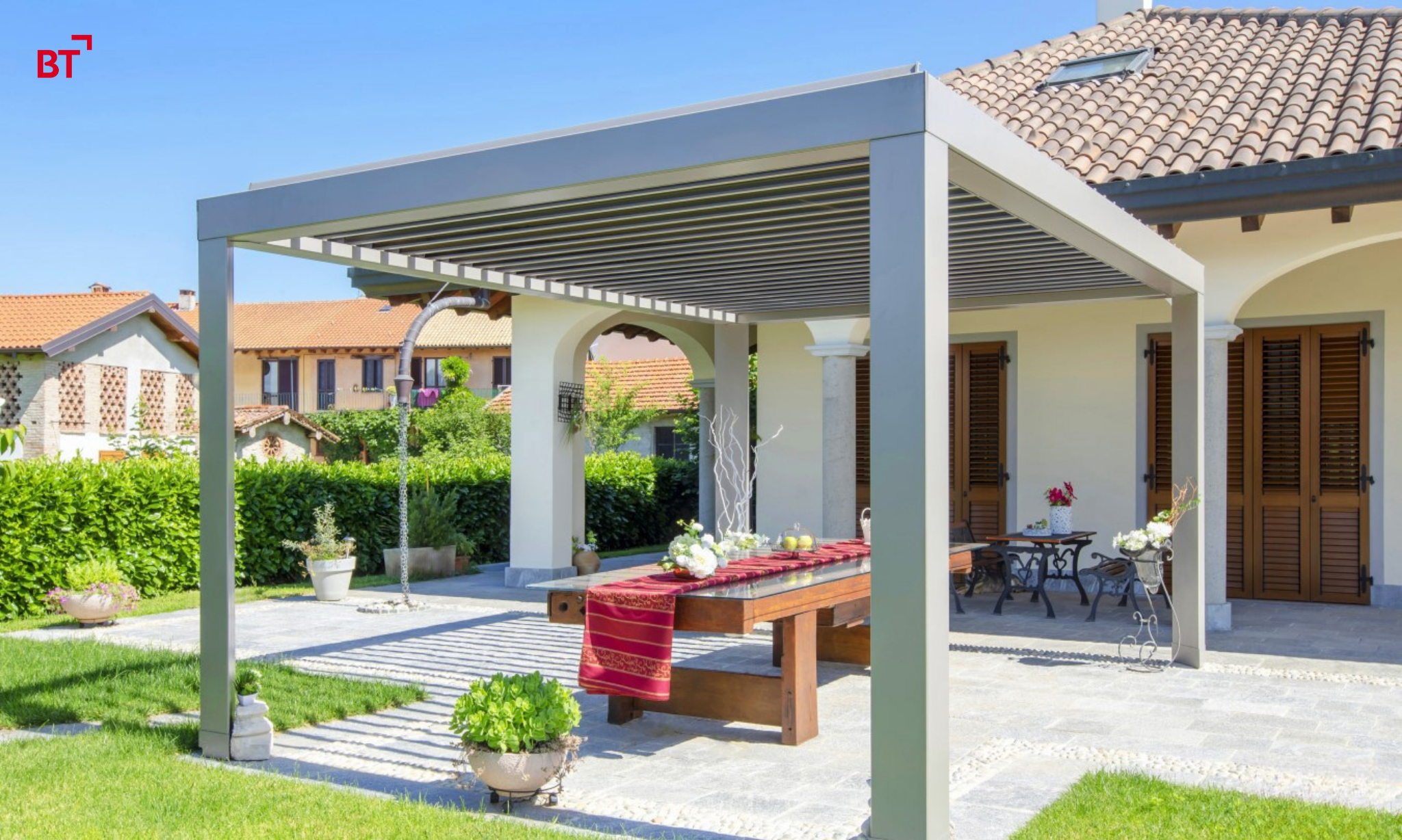 fornitura pergole bioclimatiche in toscana