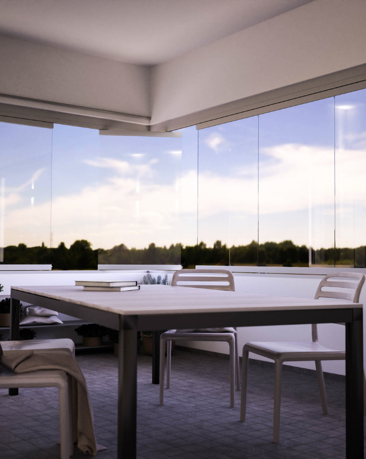 vetrate panoramiche per pergole